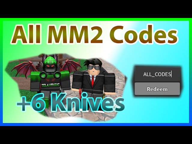 ROBLOX ALL MURDER MYSTERY 2 CODES DECEMBER 2019! 