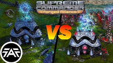 GAME ENDER SQUAD MADNESS! FAF Cast #25 - Supreme Commander: Forged Alliance Forever 4v4 Custom