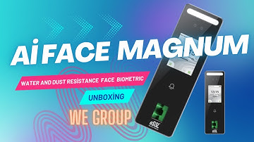 eSSL Magnum AI Face Biometric Unboxing | Water & Dust Resistance |Call +918697149772 - We Group N Co