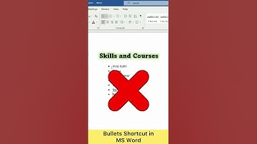 Bullets Shortcut in MS Word | Advanced Excel Formula #excel #exceltutorial #exceltips