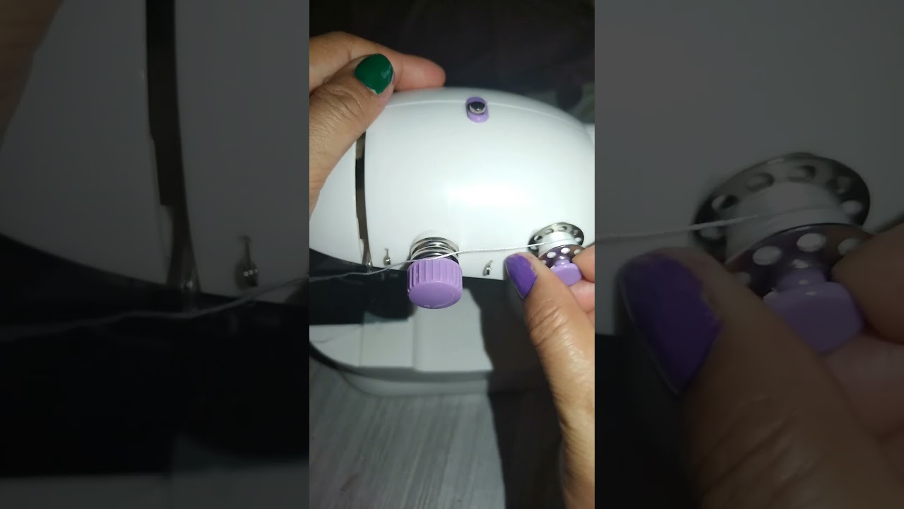 how to get the bobbin spindle/holder or the violet one in a sewing machine 