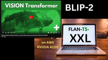 Chat with your Image!  BLIP-2 connects Q-Former w/ VISION-LANGUAGE models (ViT & T5 LLM)