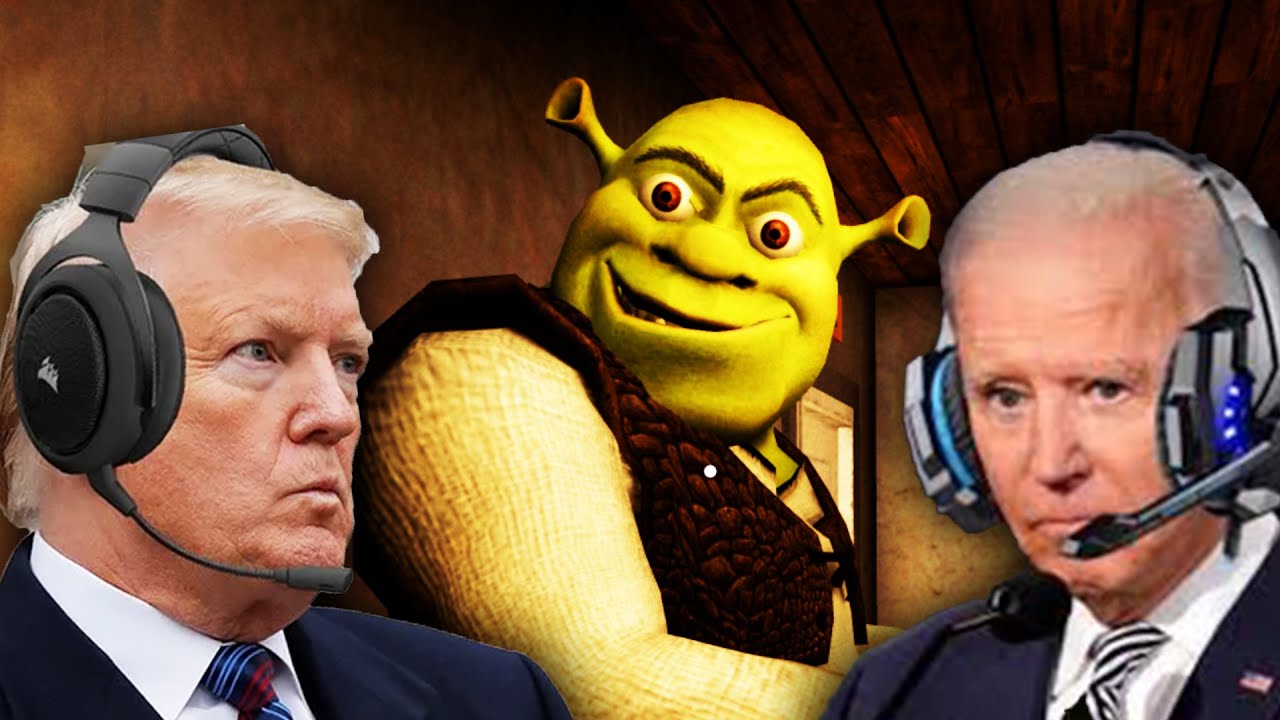 US Presidents Play Shrek Horror Game