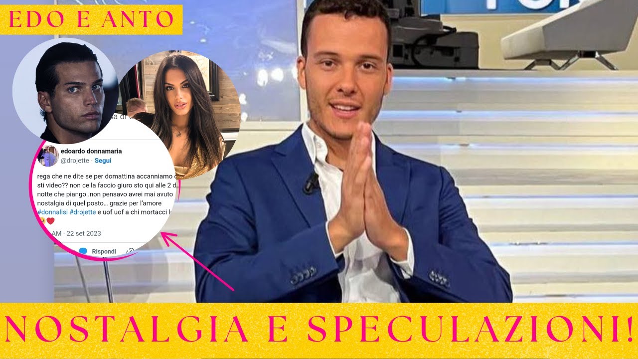 Edoardo Donnamaria e Antonella Fiordelisi: Ultime Novità!
