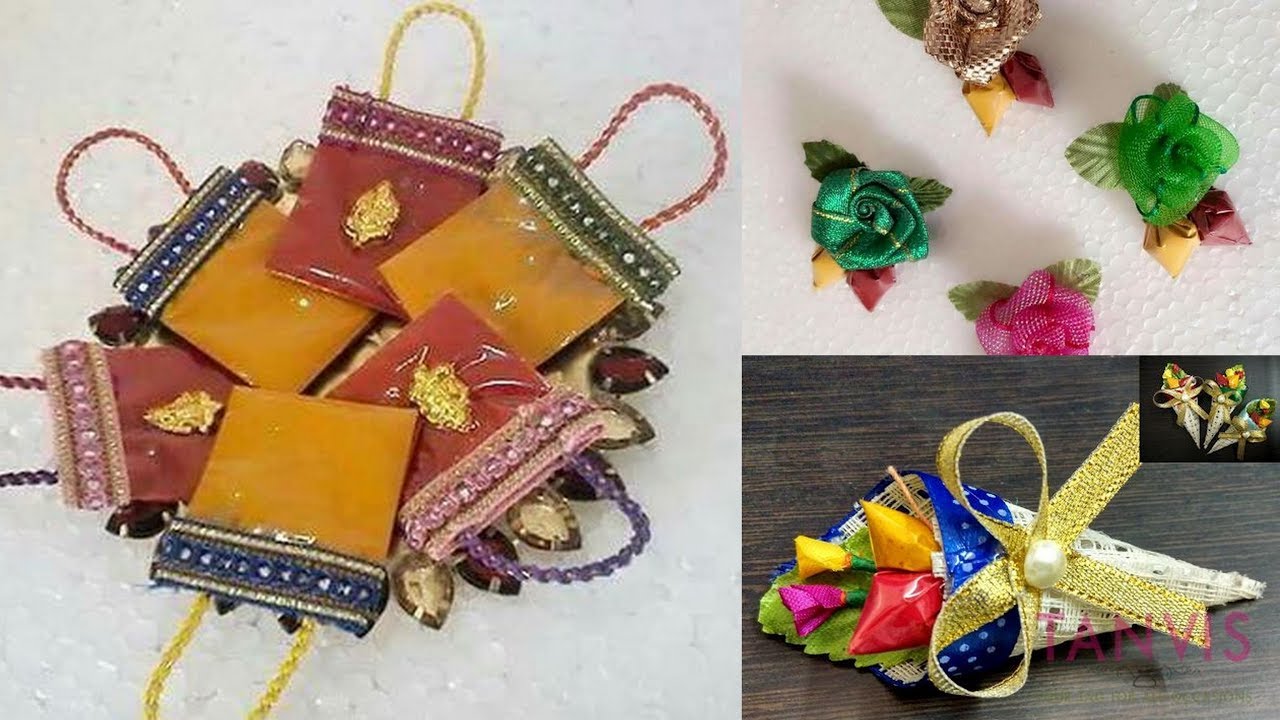 DIY, haldi kumkum pakets packing ideas