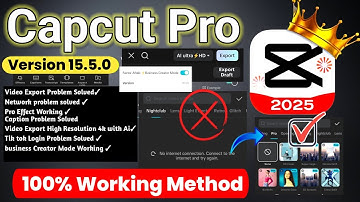 CapCut Pro Version 15.5.0 Update | How to fix Capcut No Internet Connection Problem Fixed✅Download
