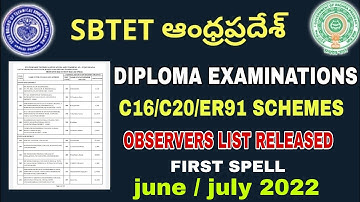 AP DIPLOMA EXAMINATION OBSERVER