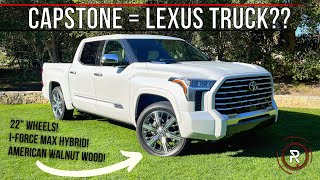 The 2022 Toyota Tundra Capstone Is A Lexus-Like Electrified Flagship Truck