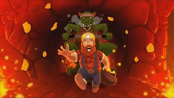 Greedy Dwarf HD Android GamePlay Trailer [Game For Kids]