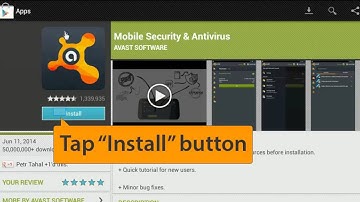 How to install Avast Free Mobile Security