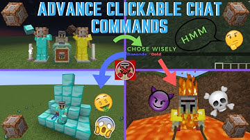 Command Block Tutorial #39: Advance Clickable Chat Commands in Minecraft (1.14+)