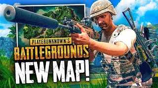 NEW JUNGLE MAP WIN! - Battlegrounds 4x4km Map Gameplay (PUBG)