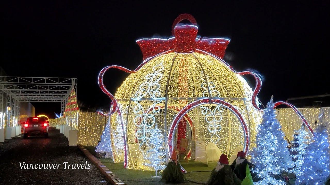 4K🇨🇦 Langley Drive Thru Christmas Lights Show🎄 ⭐ 🎀🌧☃️ BC Canada YouTube