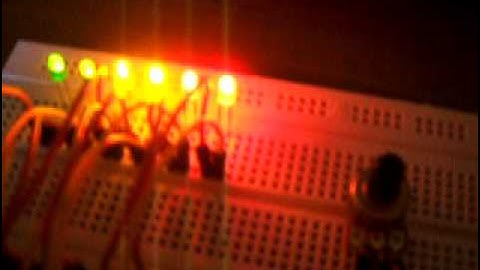 Arduino Leds secuenciales con potenciometro