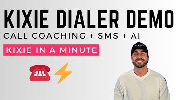 Kixie Dialer Tutorial: PowerDialer, AI Detection & Call Coaching in 5 Mins | Kixie In A Minute