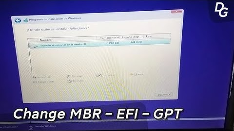 "Windows cannot be installed on this disk in MBR - EFI - GPT" - SOLUTION
