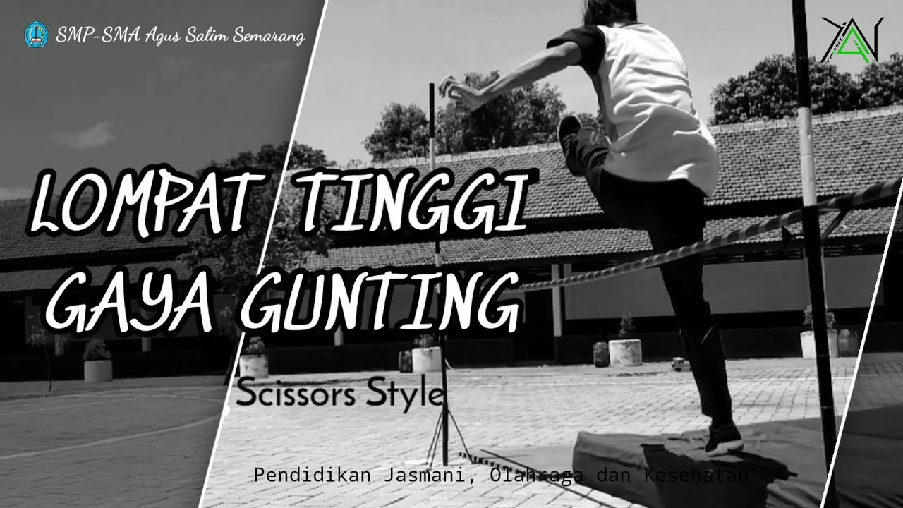 Lompat Tinggi Gaya Gunting (Scissors Style)