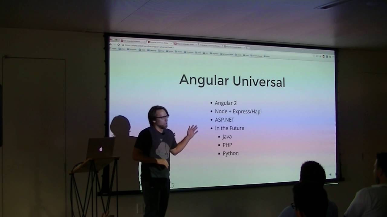 Atlanta JavaScript Presents: Intro to Angular Universal with Oliver B - YouTube