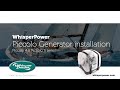 WhisperPower Piccolo 5 - AC Marine Diesel Generator | complete setup