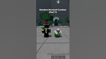 Random Moveset Combos (Part 1) 😭 #roblox #thestrongestbattlegrounds #shorts