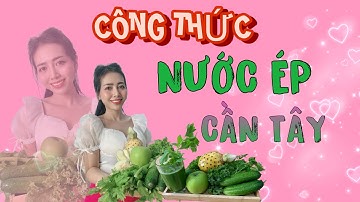 DETOX CẦN TÂY MIX cực dễ uống.