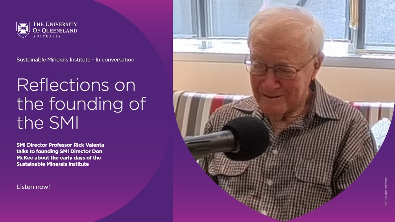 In conversation: Reflections on the founding of the Sustainable Minerals Institute