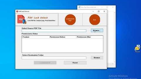 PDF Restrictions Remover Tool - Unlock PDF Security  👍👍👍