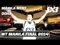  terrence romeo  co in wild atmosphere  manila west   doha  full game relive  fiba 3x3