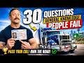 CDL Texas General Knowledge: 30 Questions That Stump Drivers