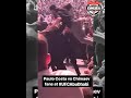 Slow motion of paulo costa attacked by khamzat chimaev fans at ufc 294 shorts ufc mma
