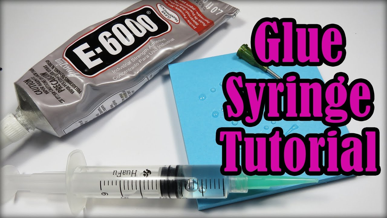 E6000 Glue Syringes for Attaching Flatbacks - Crystal Tools