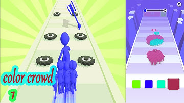 Color Crowd | All Levels Gameplay Android,ios | Crowd Color Gameplay All Levels | mobile game