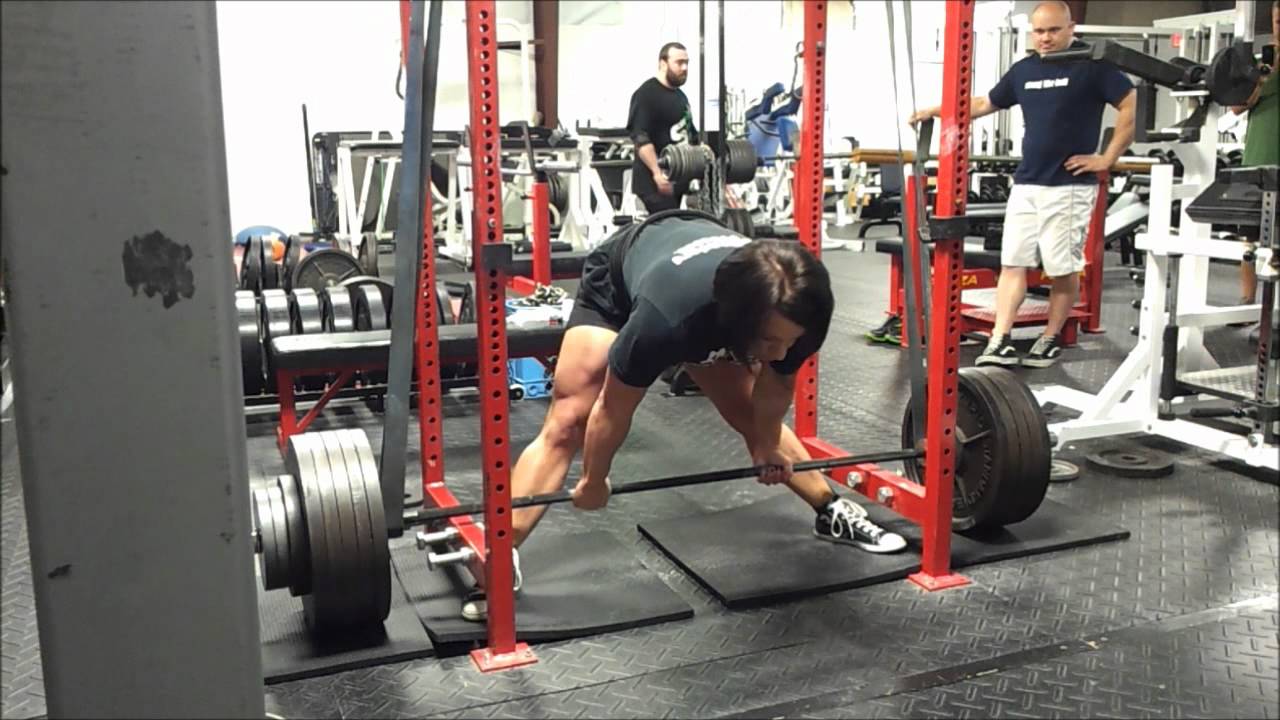 Laura Phelps-Sweatt 605 Reverse Band Deadlift