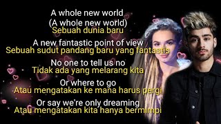 Terjemahan A whole New World ( Zayn Malik n Zhavia )