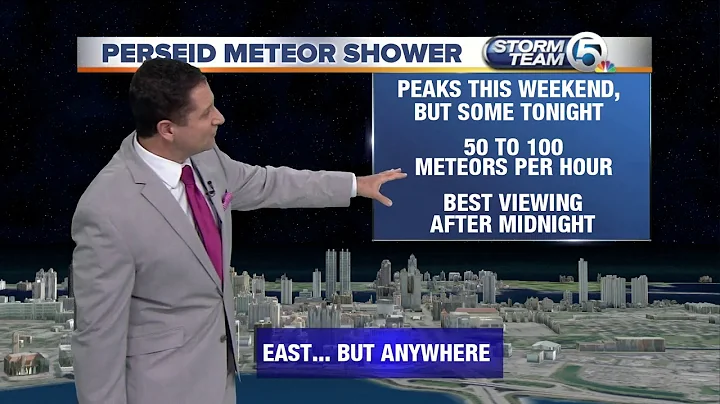Perseid meteor shower peaks this weekend