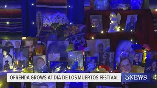 Ofrenda continues to grow as loved ones honored at Dia De Los Muertos festival