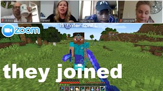 I Challenged ZOOM Teachers To 1v1 Me On Minecraft...