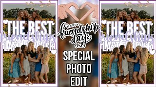 Friendship Day Special Photo editing 🧑‍🤝‍🧑🤗Happy Friendship Day Photo Editing🥳Best Friends Editing