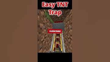 Easy TNT Trap In Minecraft #minecraft #gaming #viral #shorts #short