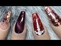 Acrylic Autumn Nails - Smileys Glitter Store- Glam and Glits