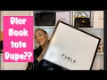 DIOR BOOK TOTE DUPE|FURLA OPPORTUNITY BAG UNBOXING
