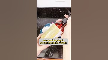 Nước rửa chén cho bé, an toàn lành tính #econhienha #nuocruachen #ecocare #nuocruachenchobe #shorts
