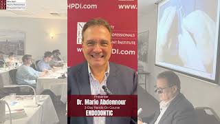 Endodontic - Comprehensive 2-Day Hands-On Endodontic Course with Dr. Mario Abdennour