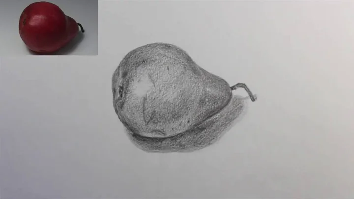 HOW TO DRAW A PEAR| GRAPHITE PENCILS