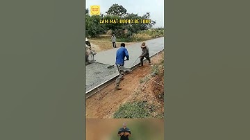 cách làm mặt đường bê tông #kiến_thức_xây_dựng #đổ_bê_tông #xây_dựng