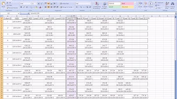 08 Plugin Column Steel summary in XLS file