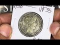 Coin Shop Finds 2.0 1900 Barber Half Dollar, 1906-S Barber Dime and a toned SLQ.