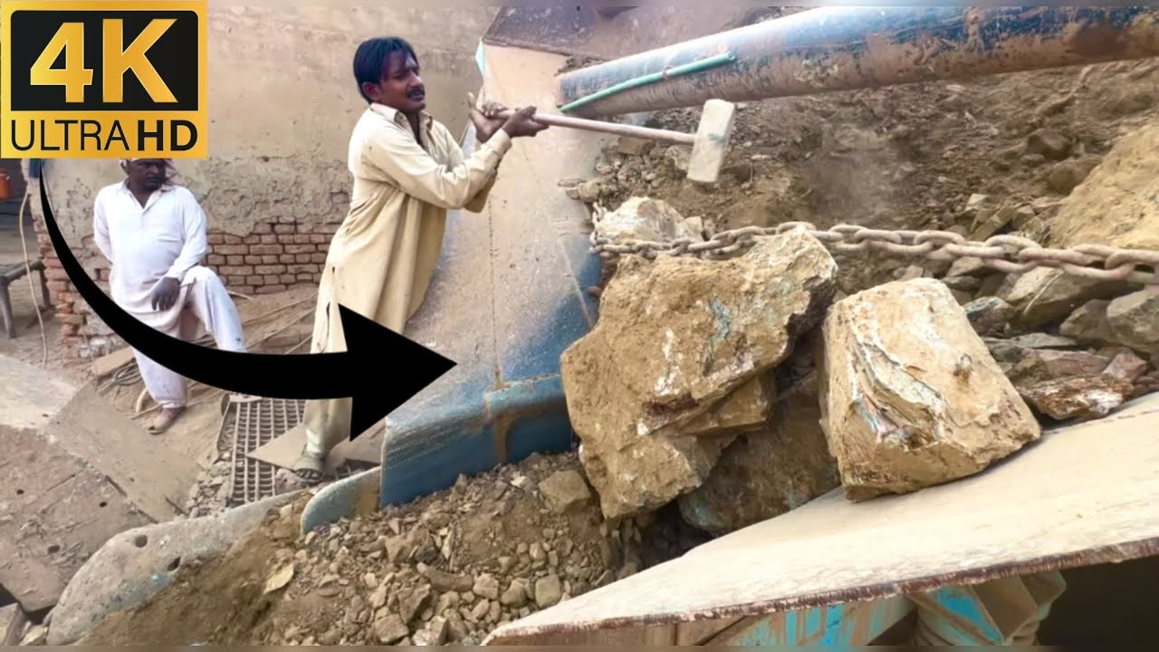 Big Rock Jaw Crusher Machine in Action | Powerful Stone Crushing ASMR Sounds