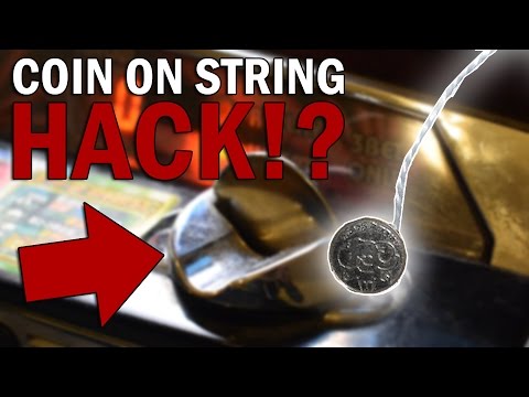 HACKING AN ARCADE MACHINE WITH A COIN ON A STRING - WILL IT WORK?