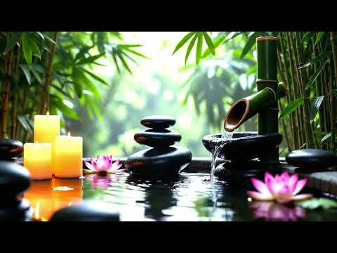 Beautiful Piano with Flowing Water 🌿 Deep Healing Meditation Music for Calm Sleep and Relaxation